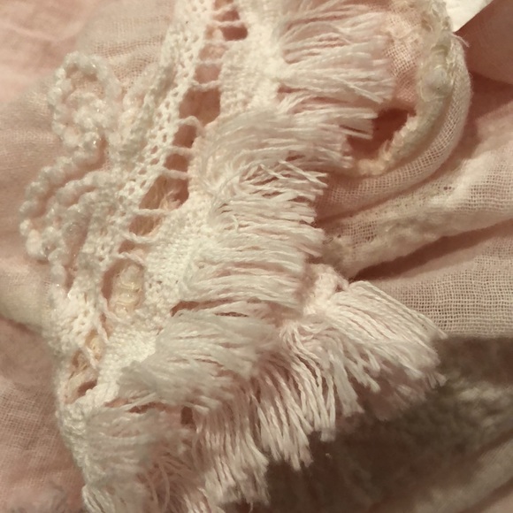 ๐ Sunny Studio Paris floral soft rope embroidery sequins fringe cotton cardigan - Picture 3 of 6